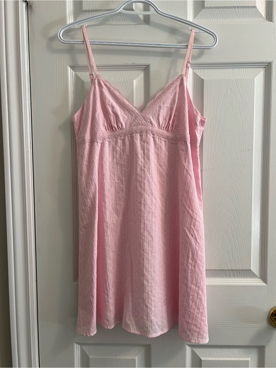 Princess Polly Dresses & Skirts - Princess Polly Light Pink Lace-Trim Slip Dress